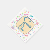 Papiertaschentuch Serviette (Ecke)