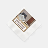Papiertaschentuch Serviette (Ecke)