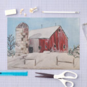 Papiertaschentücher, alte Scheune Seidenpapier (Handwerk)