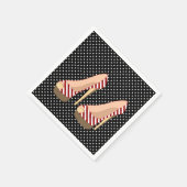 Papiertaschentücher Schuh Serviette (Ecke)