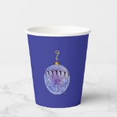 Papiertasse - architektonisch dekorierte Ornamente Pappbecher (Vorderseite)