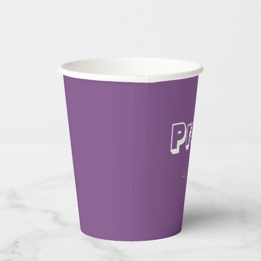 Papiertasse aus Party Pappbecher (Rechts)