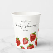 Papiertasse für die Babydusche Pappbecher (Vorderseite)