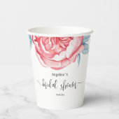 Papiertasse für ein Brautparty. Pappbecher (Rückseite)