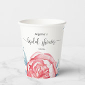 Papiertasse für ein Brautparty. Pappbecher (Vorderseite)
