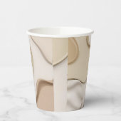 Papiertasse in abstrakter Grafik Pappbecher (Links)
