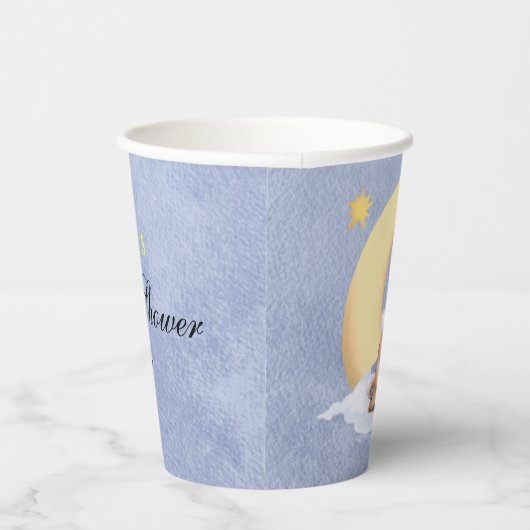 Papiertasse mit Babydusche Pappbecher (Rechts)