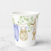 Papiertasse mit Babydusche Pappbecher (Vorderseite)