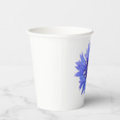 Papiertasse mit blauer Kornblume Pappbecher (Rechts)