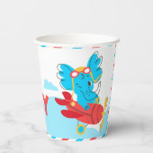 Papiertasse mit Elefant Pappbecher (Rückseite)