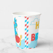 Papiertasse mit Elefant Pappbecher (Rechts)