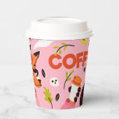 Papiertasse mit Fuchs zu Halloween Pappbecher (Links)