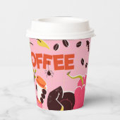 Papiertasse mit Fuchs zu Halloween Pappbecher (Rückseite)