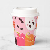 Papiertasse mit Fuchs zu Halloween Pappbecher (Rechts)