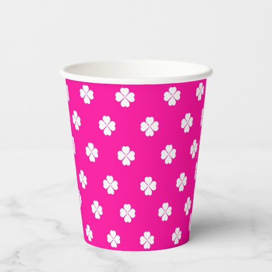 Papiertasse mit Geschmack Pappbecher (Rückseite)