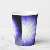 Papiertasse mit schwarzem Smokluntergrund Pappbecher (Links)