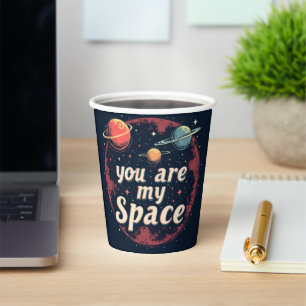Papiertasse mit Valentiner Tagesdesign Pappbecher