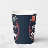 Papiertasse mit Valentiner Tagesdesign Pappbecher (Rechts)