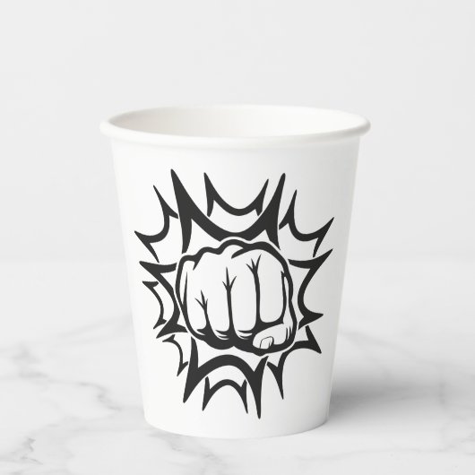 Papiertasse Pappbecher (Vorderseite)