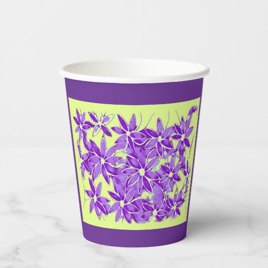 Papiertasse Pappbecher (Rückseite)