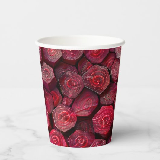 Papiertasse Pappbecher (Rückseite)