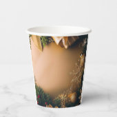 Papiertasse Pappbecher (Rückseite)