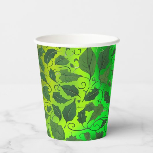 Papiertasse Pappbecher (Rückseite)