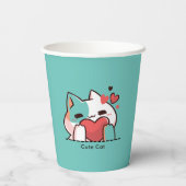 Papiertasse Pappbecher (Rückseite)