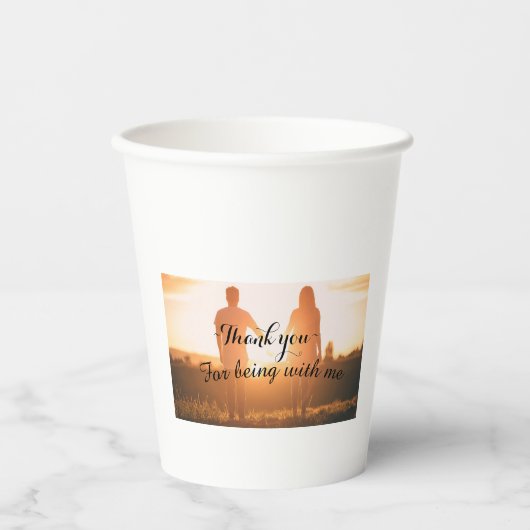 Papiertasse Pappbecher (Vorderseite)