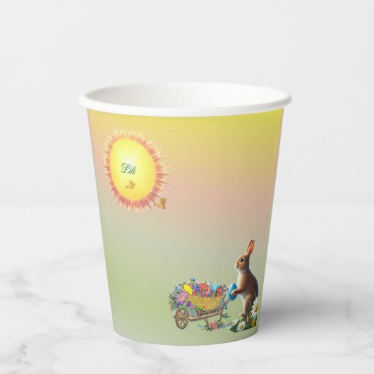 Papiertasse Pappbecher (Vorderseite)