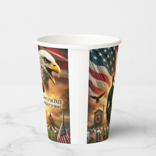 Papiertasse Pappbecher (Rechts)