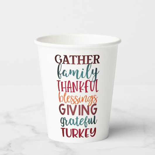 Papiertasse Pappbecher (Rückseite)