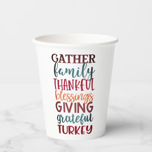 Papiertasse Pappbecher (Vorderseite)