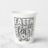 Papiertasse Pappbecher (Rückseite)