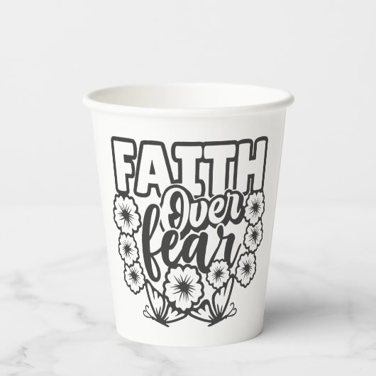 Papiertasse Pappbecher (Rückseite)