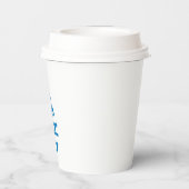 Papiertasse Pappbecher (Rückseite)