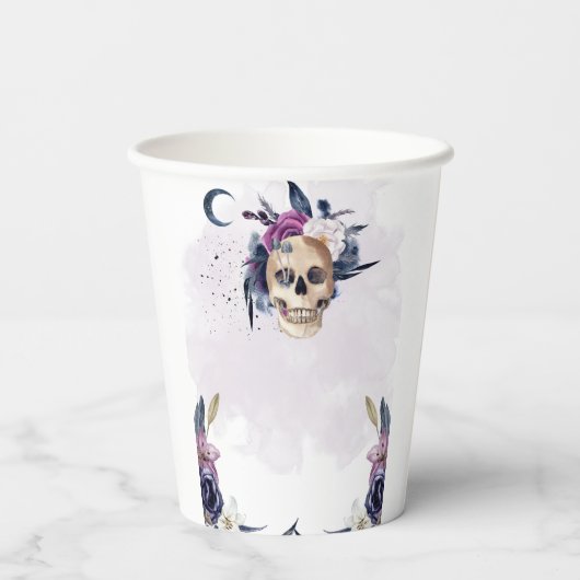 Papiertasse Pappbecher (Rückseite)