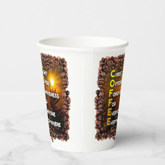 Papiertasse Pappbecher (Rechts)