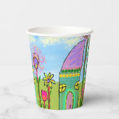 Papiertasse Pappbecher (Rückseite)