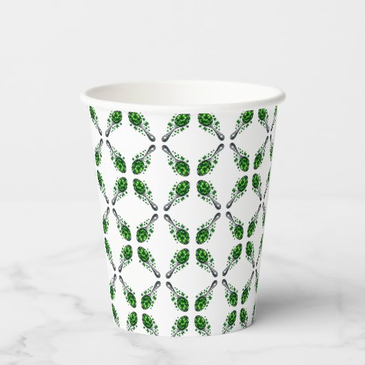 Papiertasse Pappbecher (Rückseite)