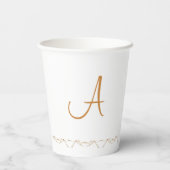 Papiertasse Pappbecher (Rückseite)