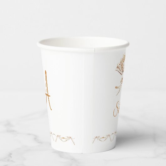 Papiertasse Pappbecher (Rechts)