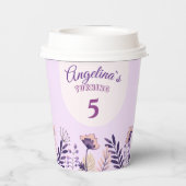 Papiertasse Pappbecher (Rückseite)