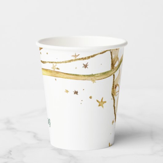 Papiertasse Pappbecher (Rückseite)