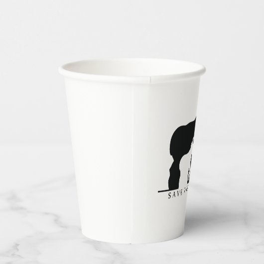 Papiertasse Pappbecher (Rechts)