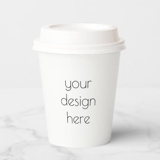 Papiertasse Pappbecher (Vorderseite)