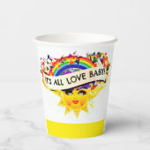 Papiertasse Pappbecher (Rückseite)