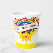 Papiertasse Pappbecher (Vorderseite)