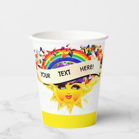 Papiertasse Pappbecher (Vorderseite)