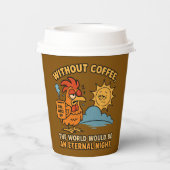 Papiertasse Pappbecher (Rückseite)